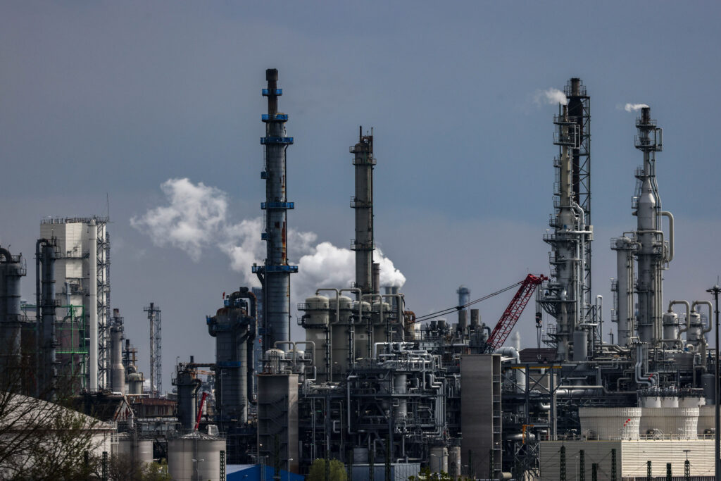 Die BASF-Fabrik in Ludwigshafen am Rhein.