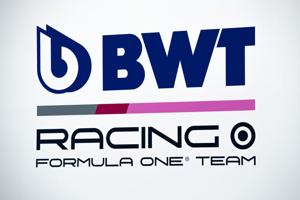 Logo von BWT und Racing Formula one Team